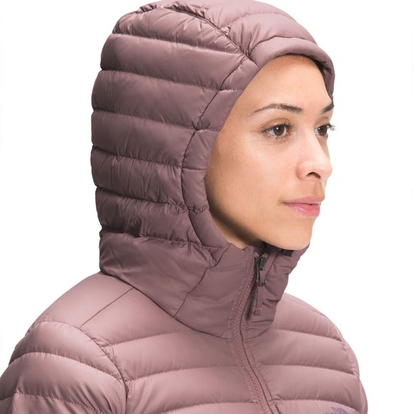 North Face Stretch Down Parka Mauve - Picture 4 of 11